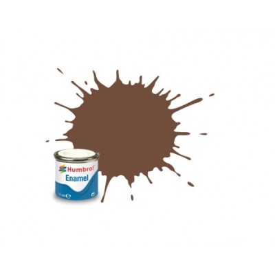 98 Chocolate Matt - 14ml Enamel Paint - HUMBROL